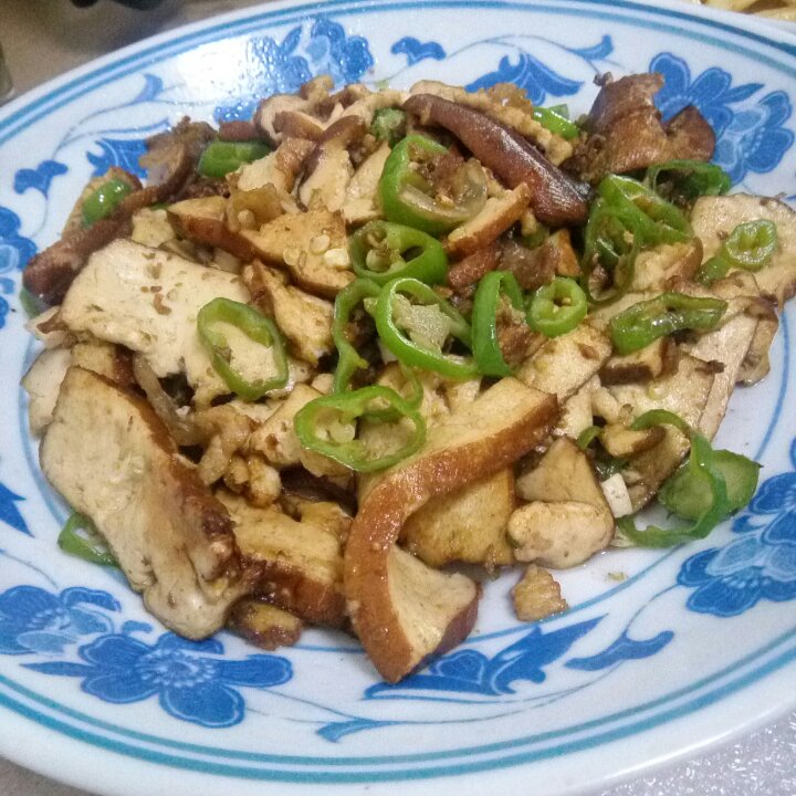 青椒豆腐干