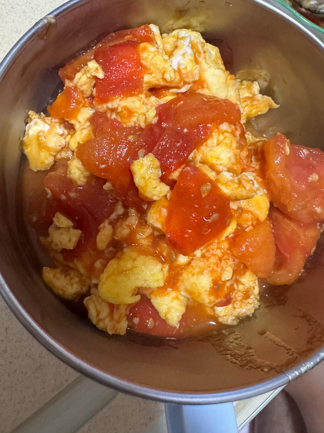 孩子最爱的（适合拌饭）的番茄炒蛋