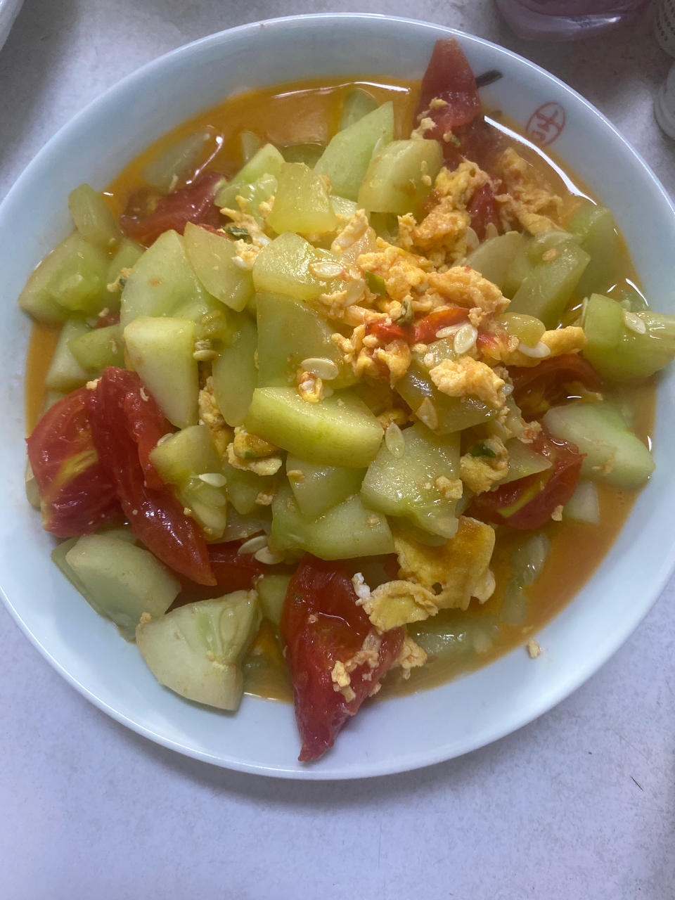 番茄黄瓜炒蛋