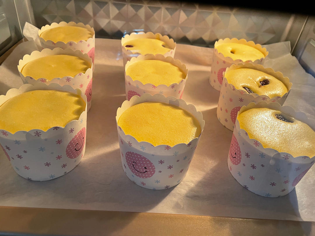 戚风小纸杯蛋糕