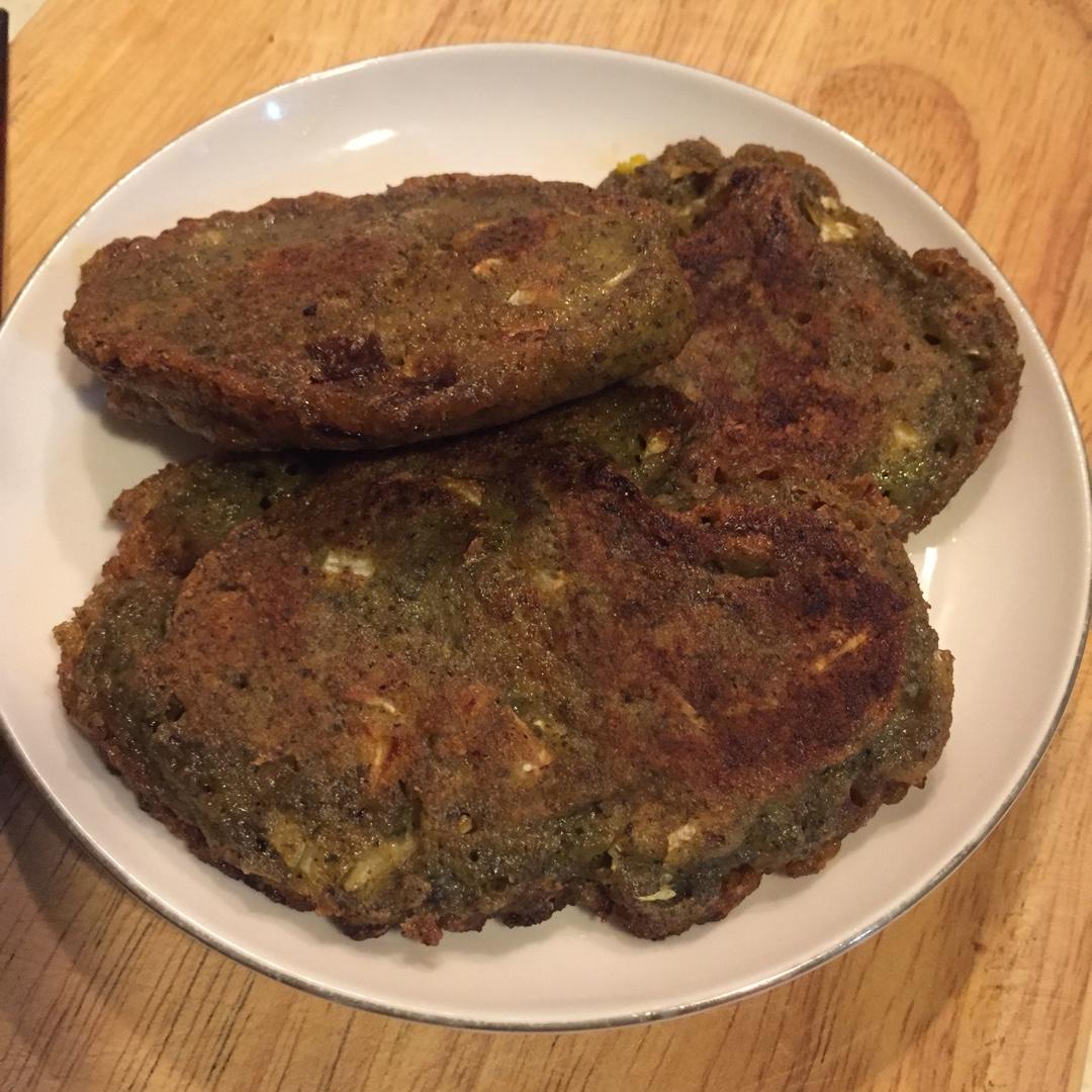 豆渣燕麦饼