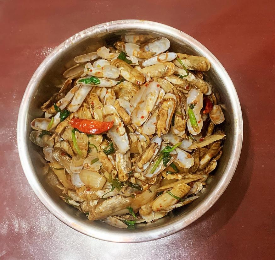 夜市版爆炒小人仙（蛏子）的做法