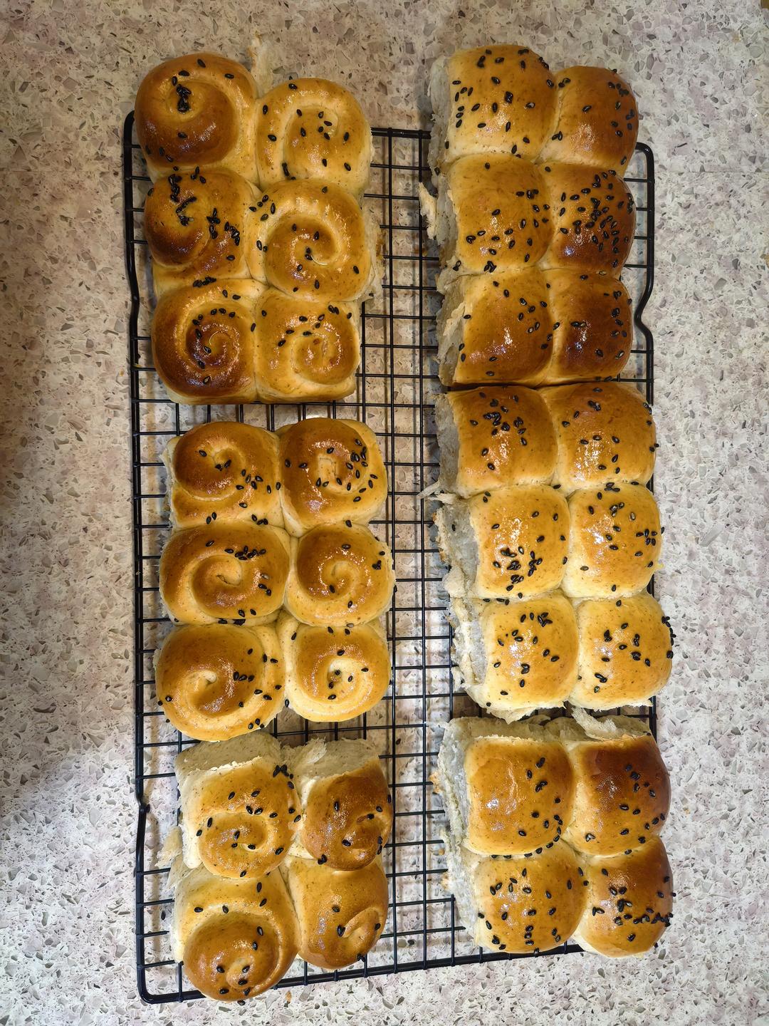 山姆同款黄油餐包，超简单在家就能复刻，卡白办了！