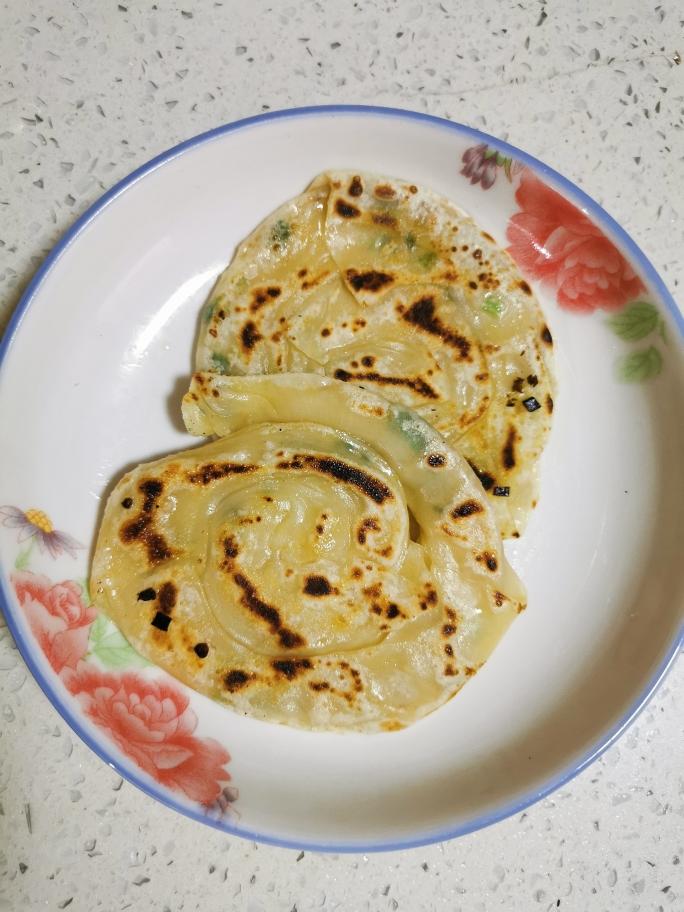 饺子皮版葱油饼