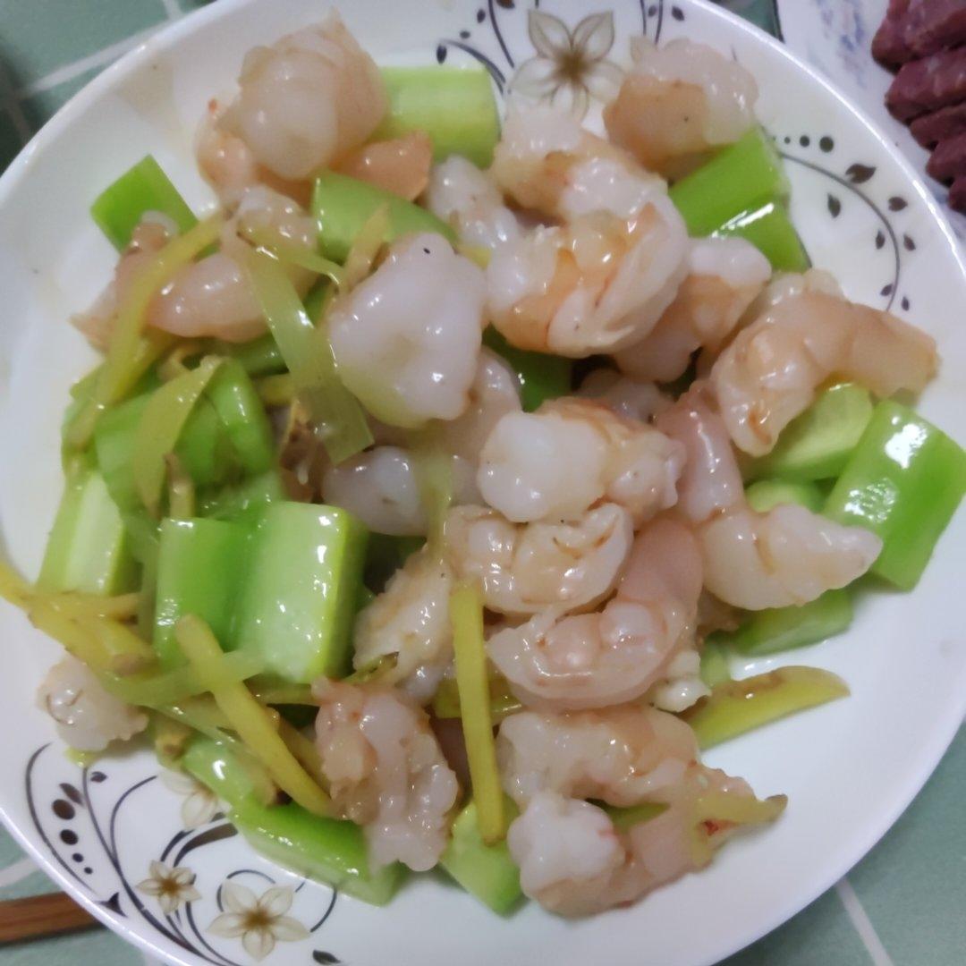 黄瓜炒虾仁