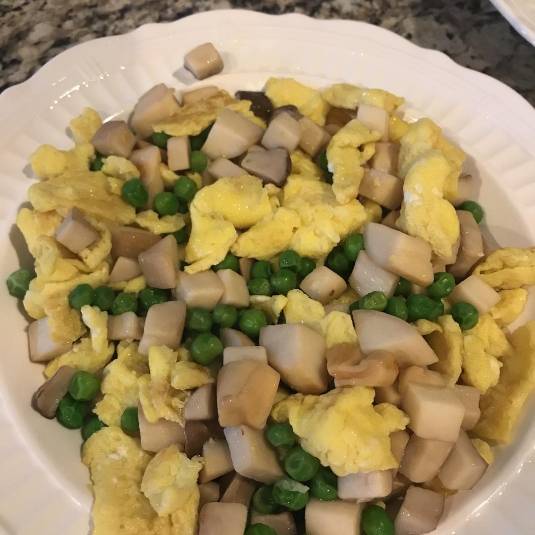 鸡腿菇炒鸡蛋