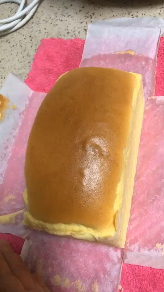 少油少糖古早味蛋糕（网红抖臀蛋糕8寸）