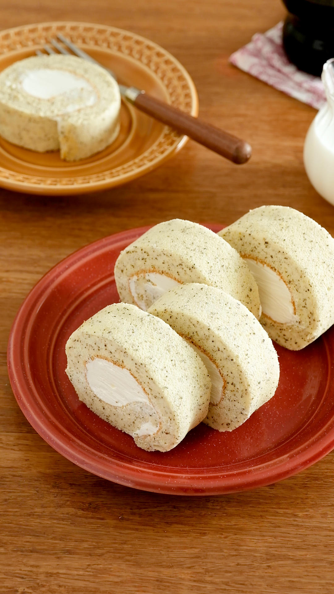 有老婆的快学着做！伯爵红茶瑞士卷