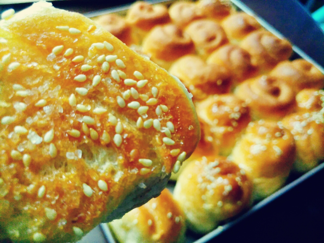脆底蜂蜜小面包