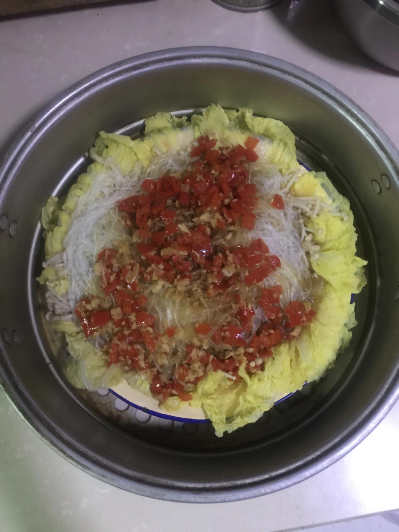 蒜蓉粉丝娃娃菜