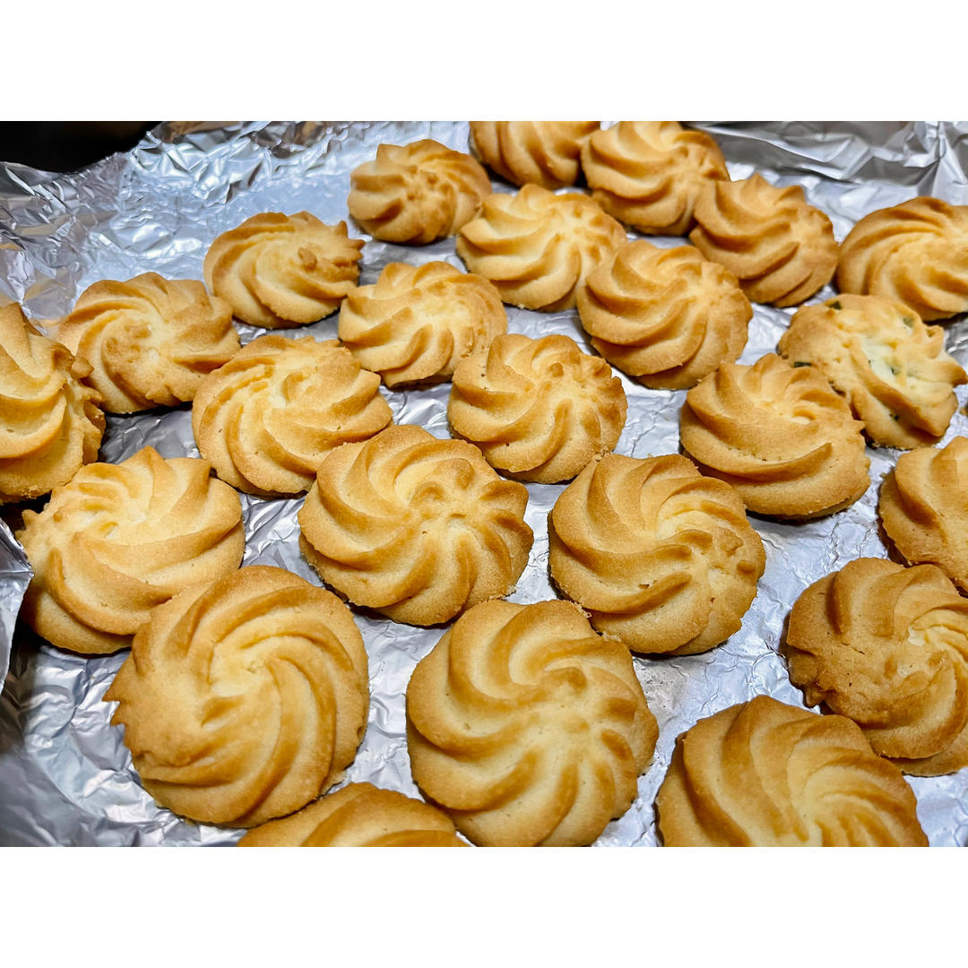 零失败花纹超级立体的黄油曲奇