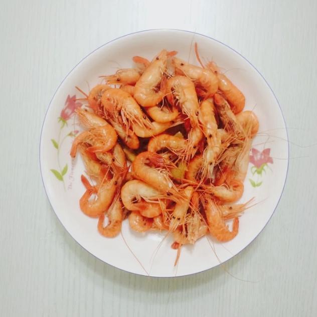 水煮河虾