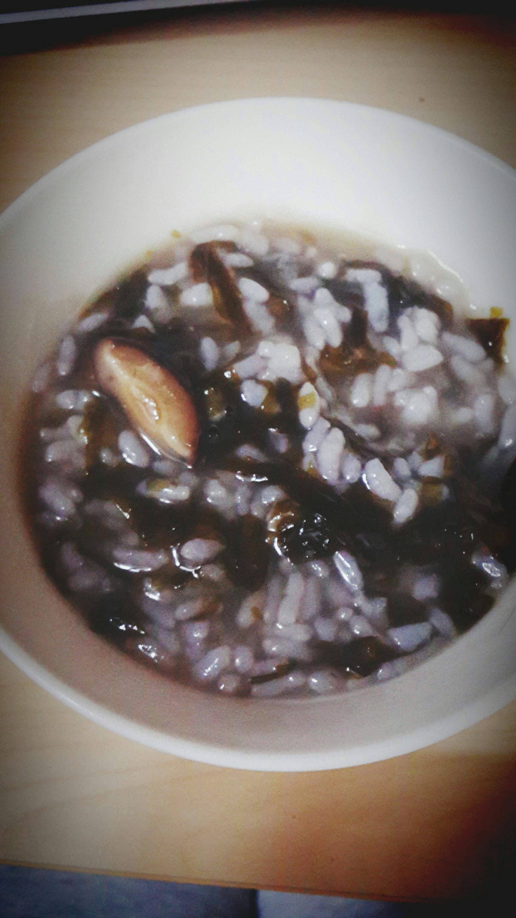 紫菜香菇粥（电饭锅版）的做法