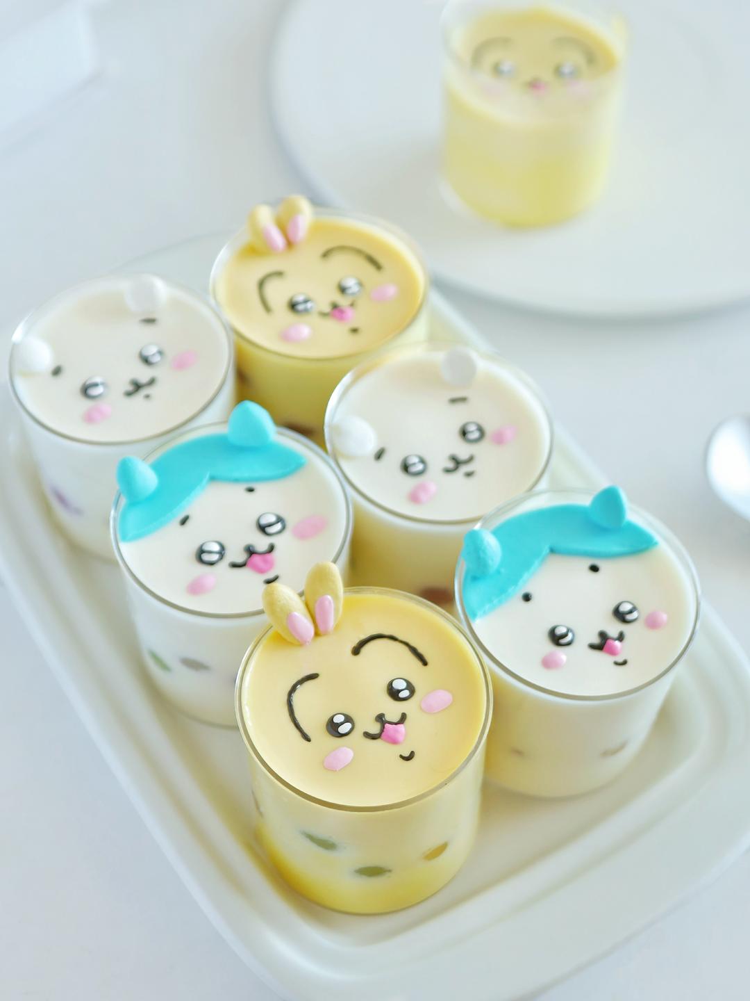 椰奶圆子奶冻｜搅搅就可以❗️