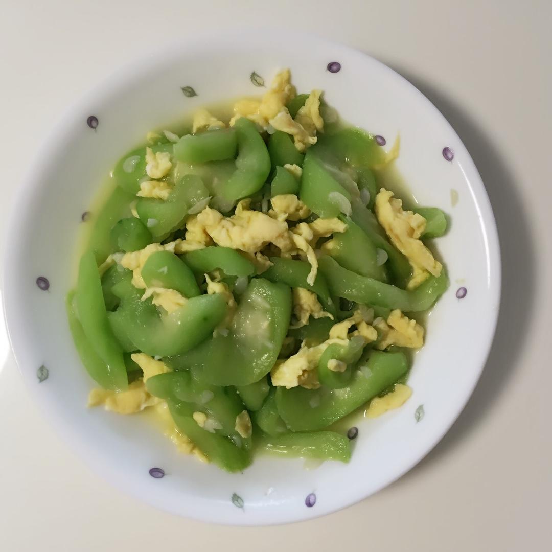 丝瓜炒蛋