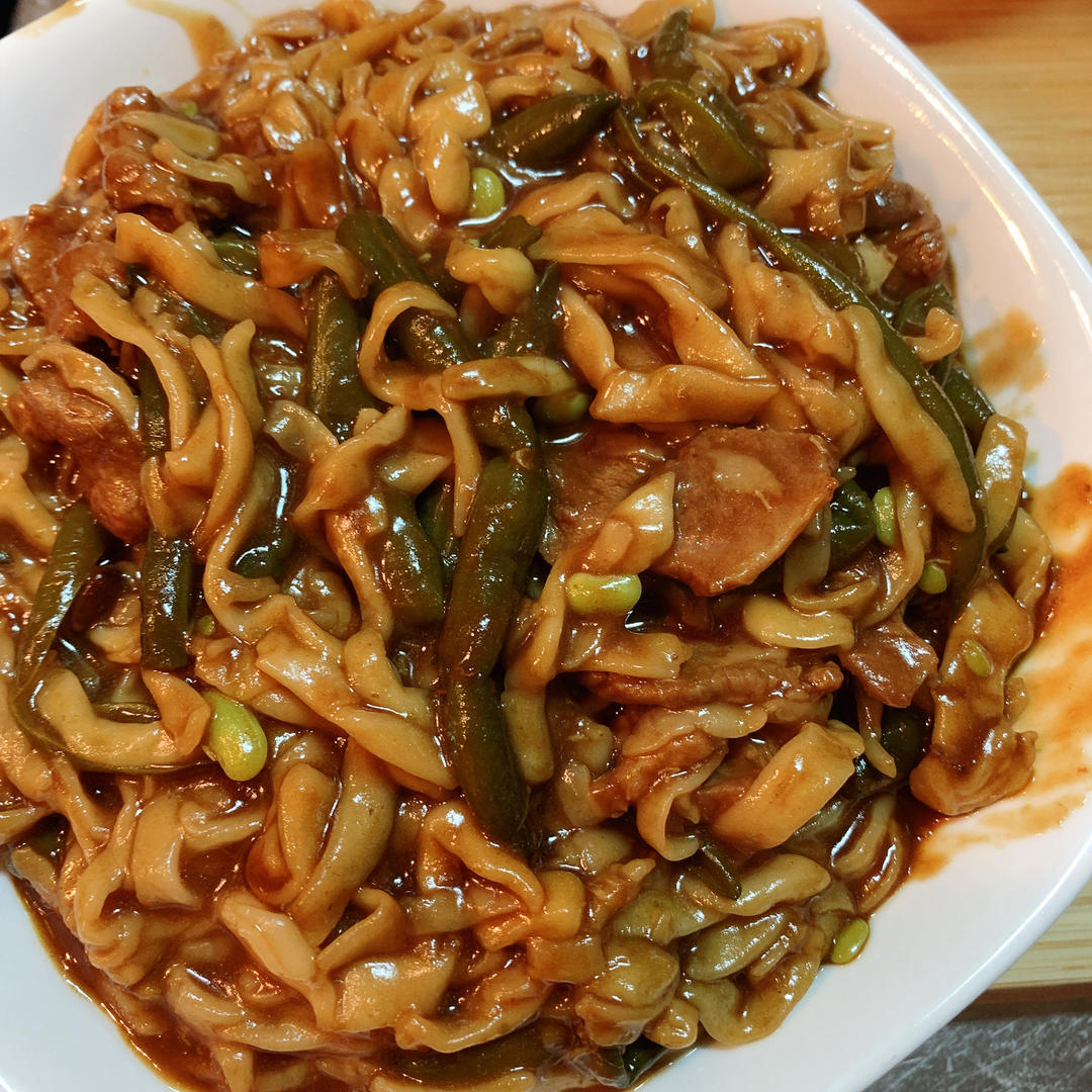 豆角焖面