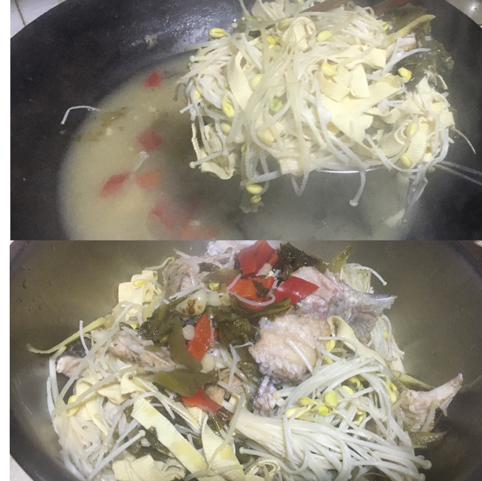鱼汤鲜香的酸菜鱼的做法 步骤7