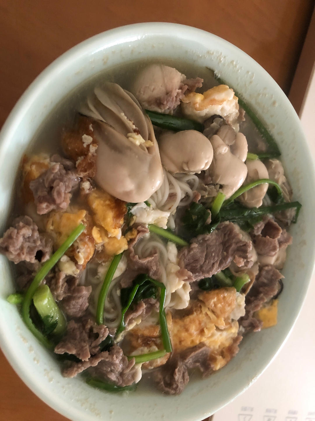 海蛎子汤面（生蚝面）