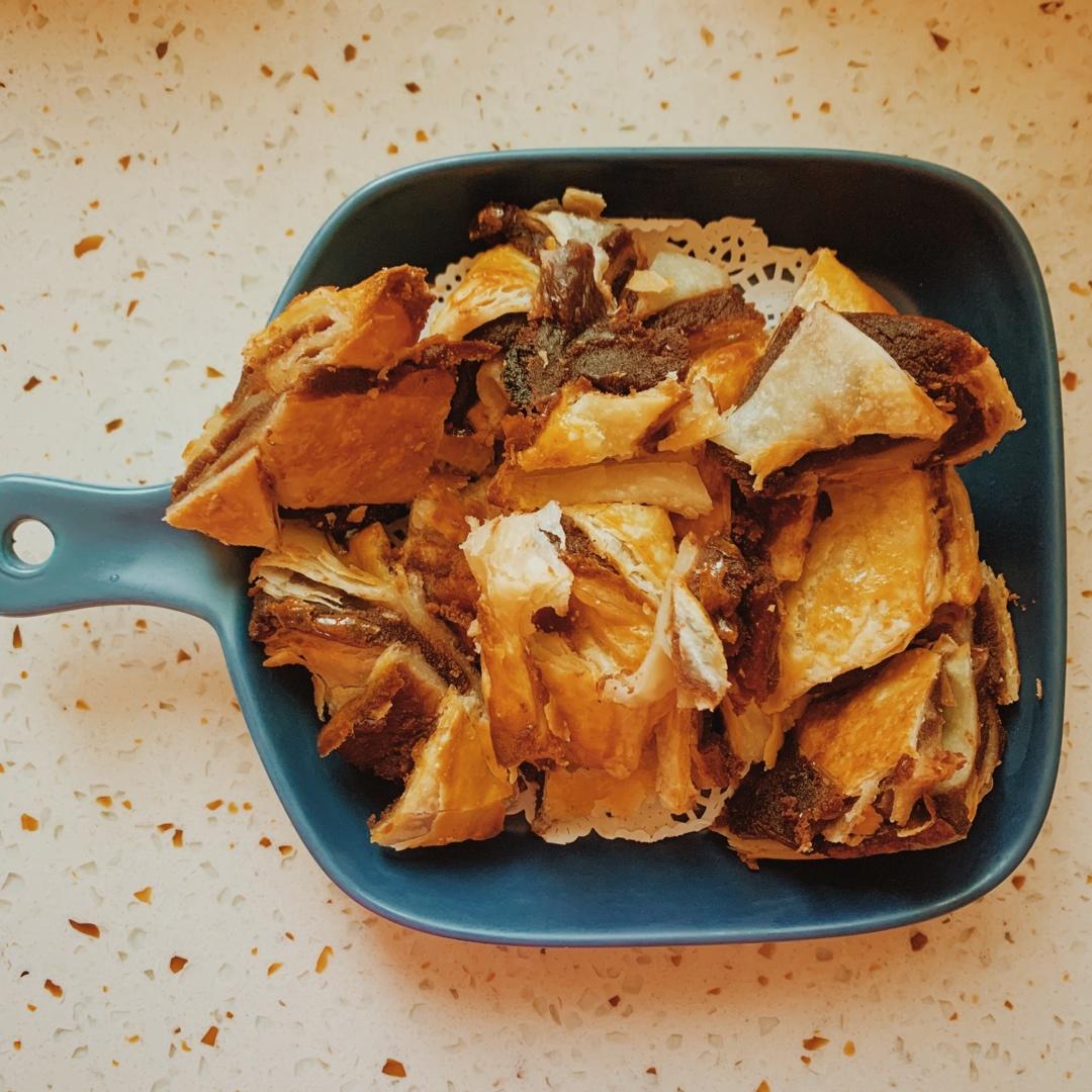 手抓饼版辫子豆沙酥