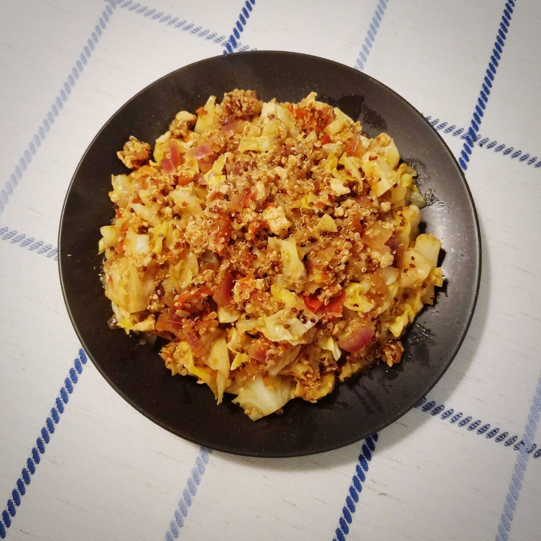 【健康三餐】番茄圆白菜肉酱闷饭