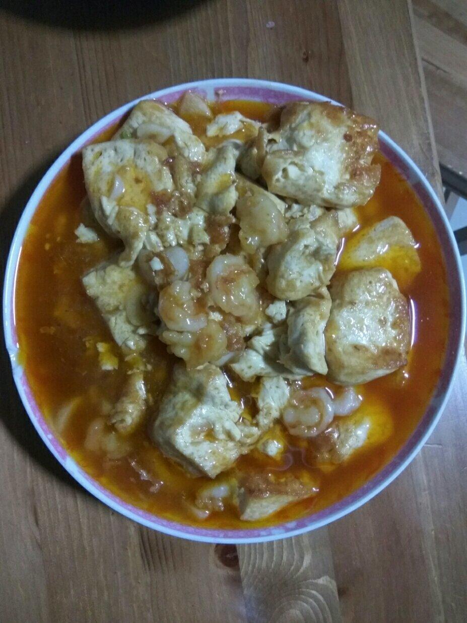 鲜虾番茄豆腐