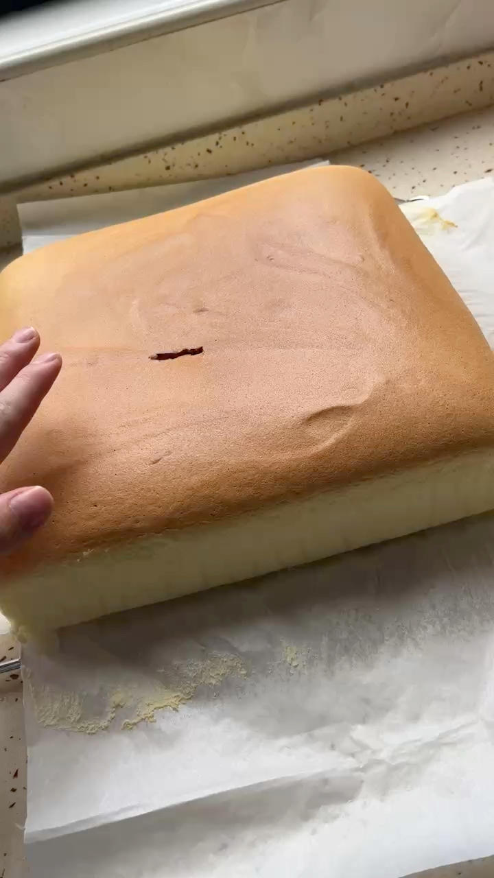 28*28烤盘 古早蛋糕的做法