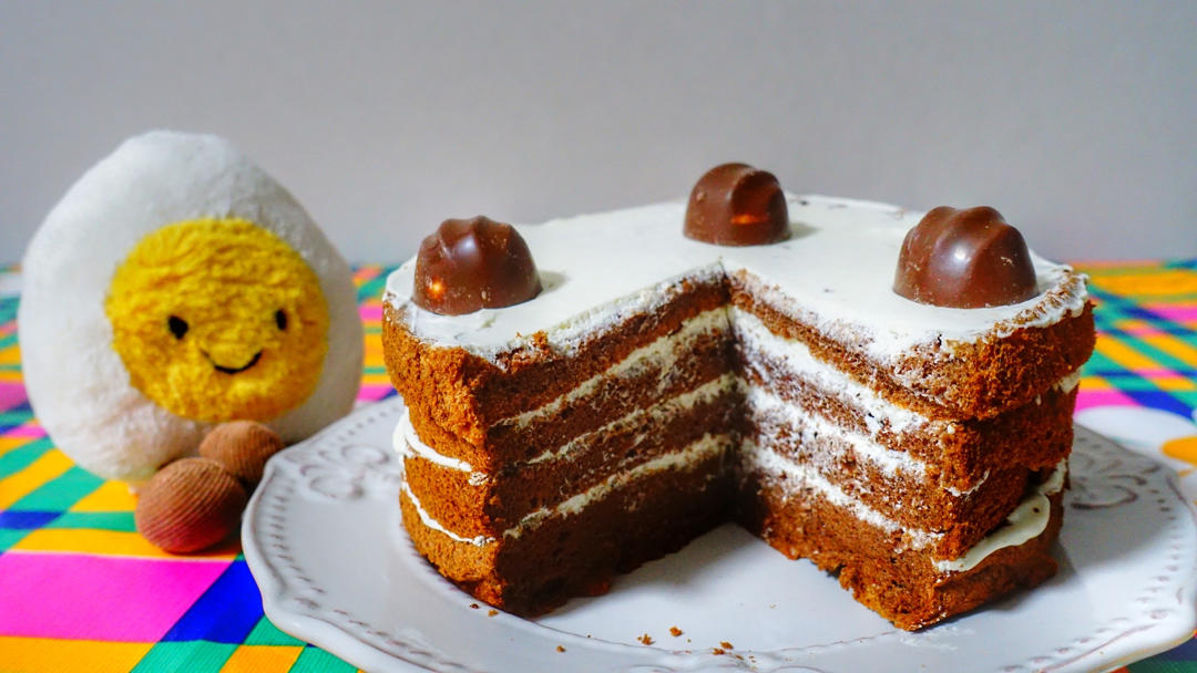 巧克力戚风蛋糕6寸(基础易成功版)