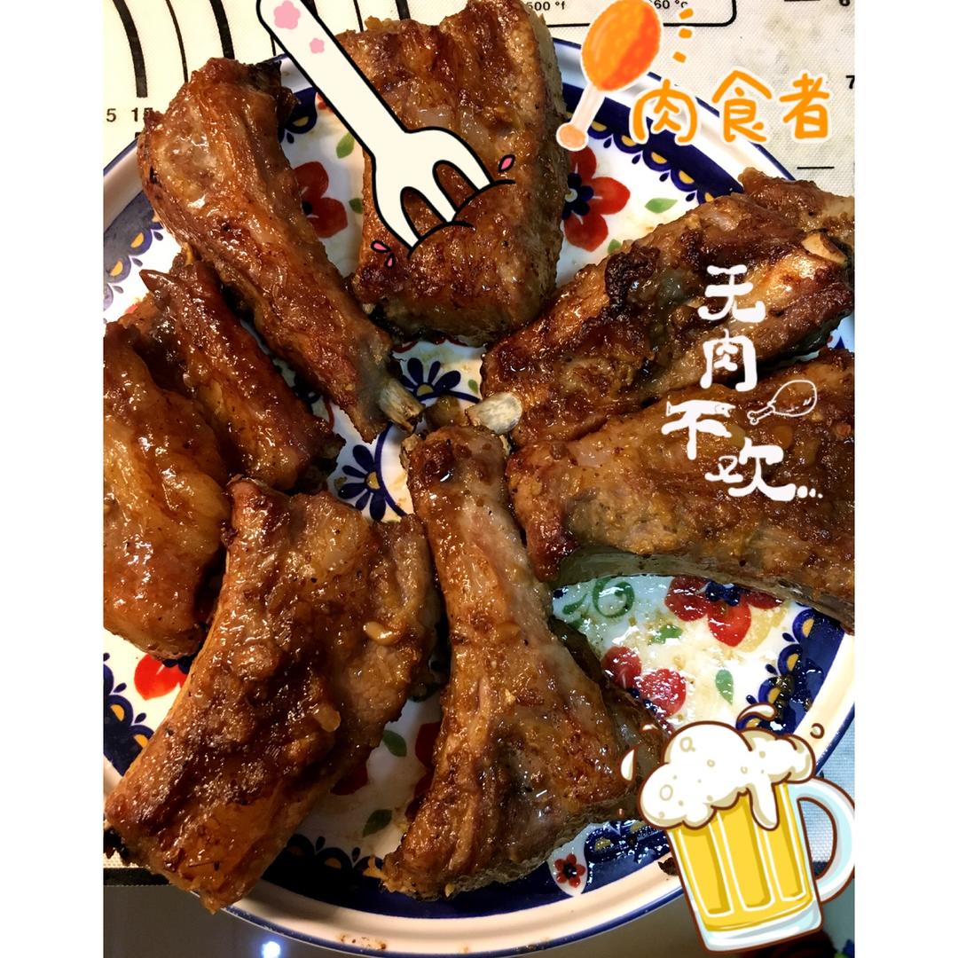 香到骨头里的蒜香排骨（烤箱）