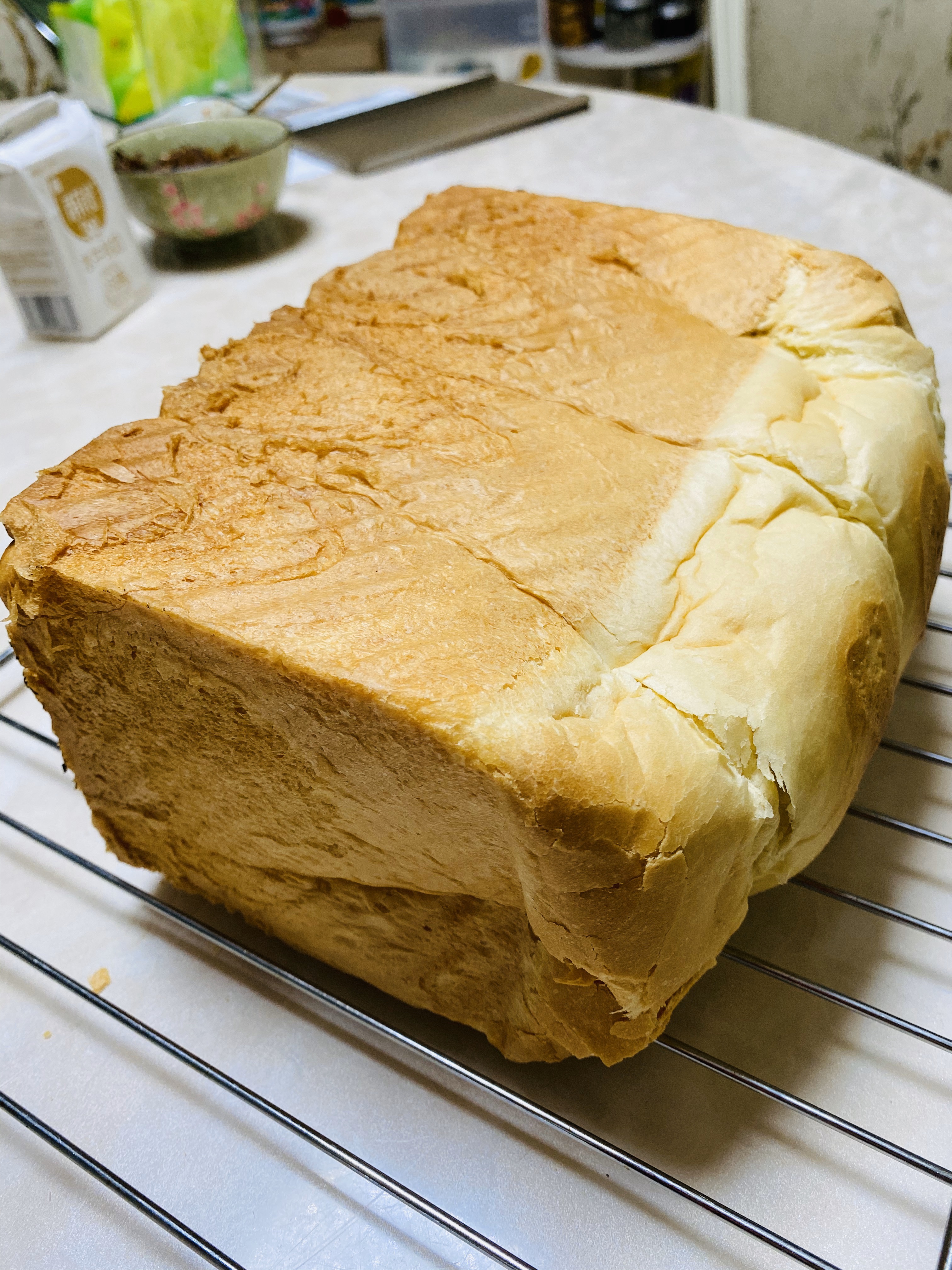只需一次发酵超级松软拉丝的奶油芝士吐司面包的做法 步骤2