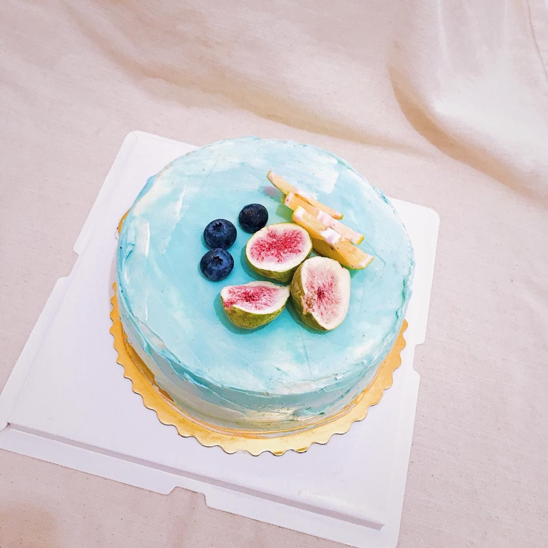 八寸戚风蛋糕（生日蛋糕坯）附六寸配单