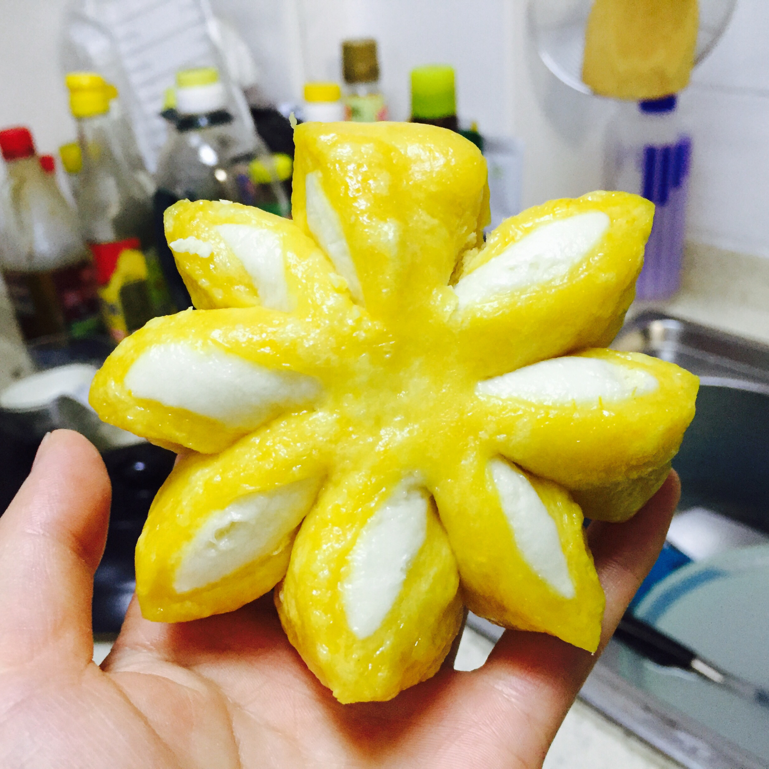 南瓜花样馒头