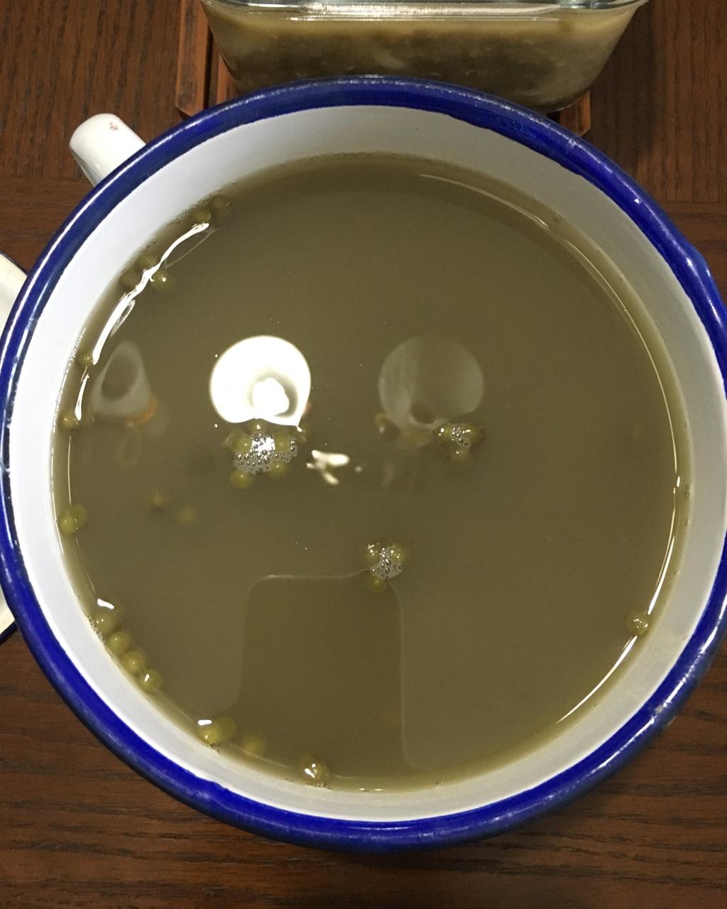 冰糖绿豆百合汤