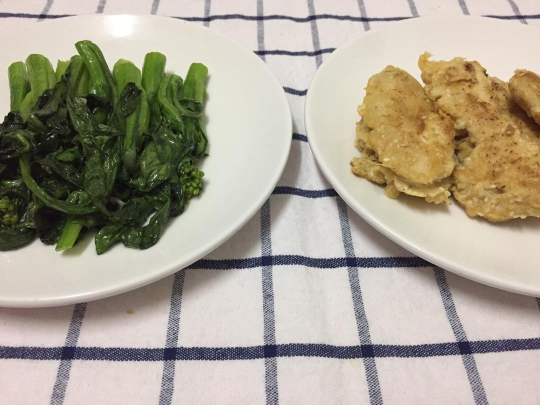 芝麻煎鸡胸