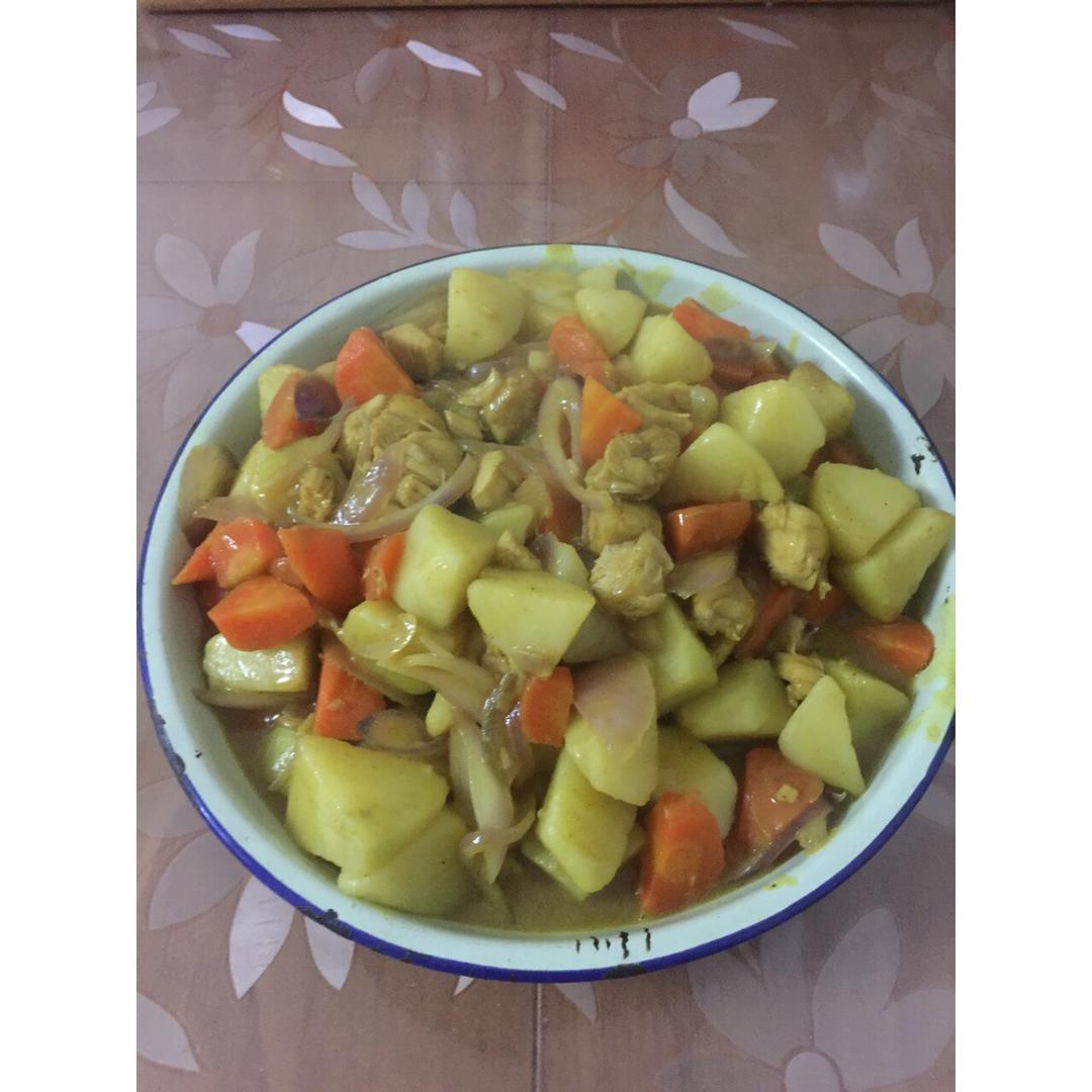 咖喱鸡饭