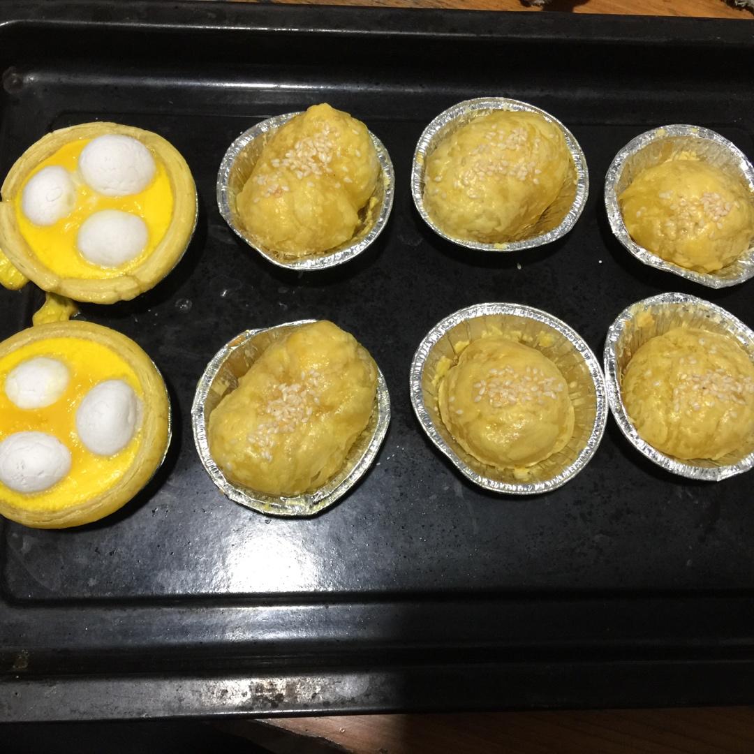 蛋挞皮烤汤圆
