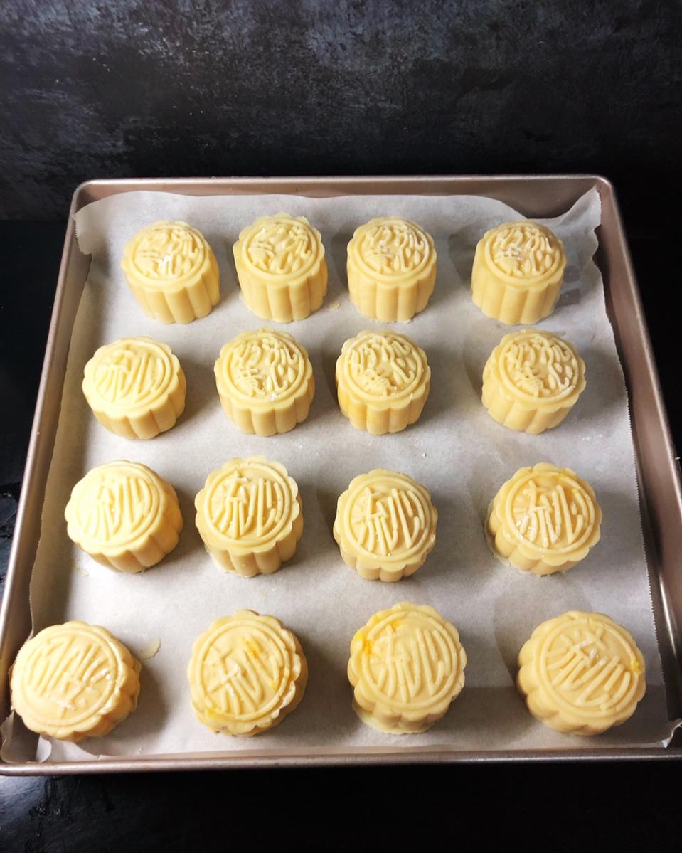 流心奶黄月饼（无吉士粉/转化糖浆版本）【曼食慢语】