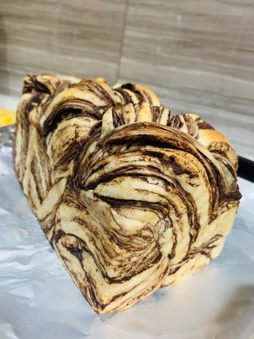 巧克力大理石吐司