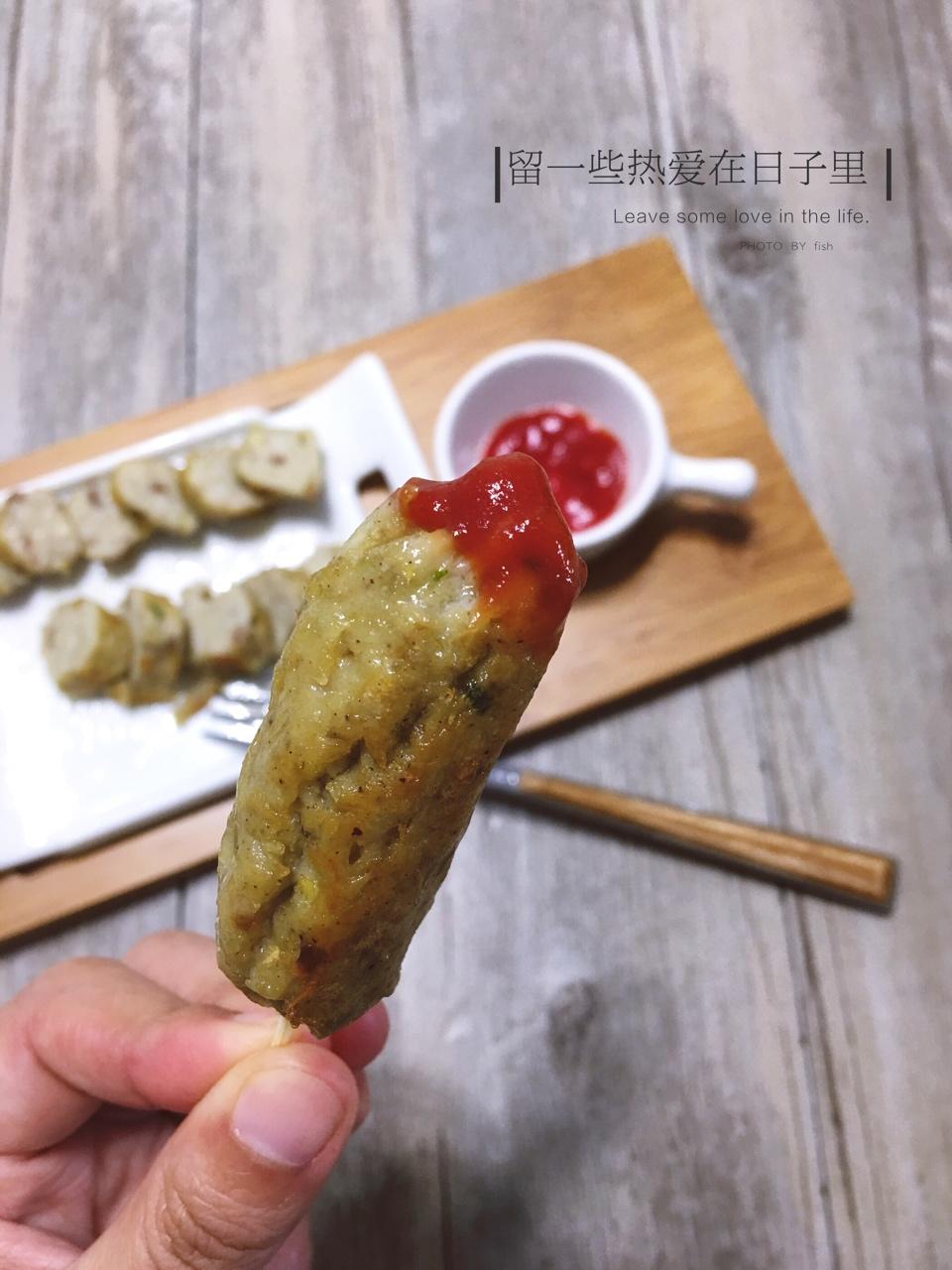 蘑菇鱼肉香肠