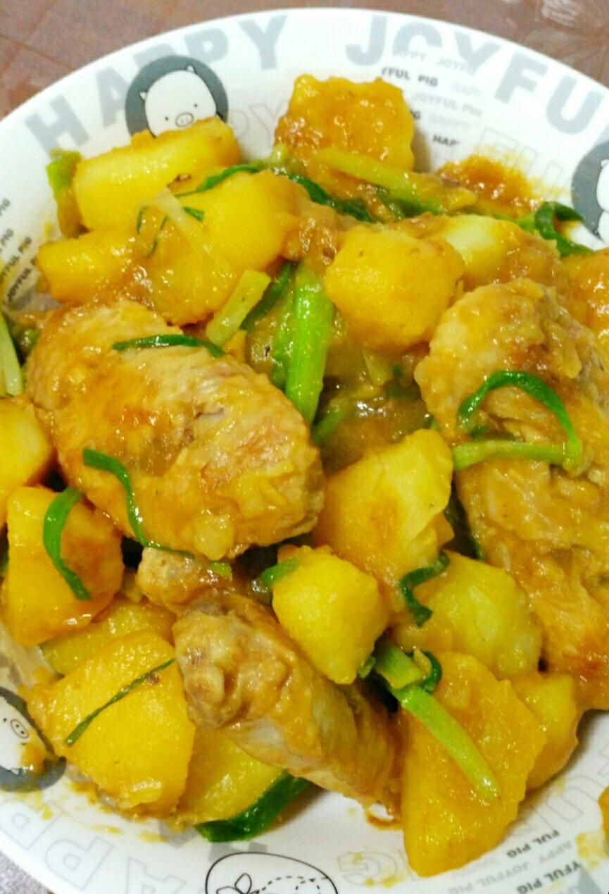 土豆炖鸡翅（快手零失败）