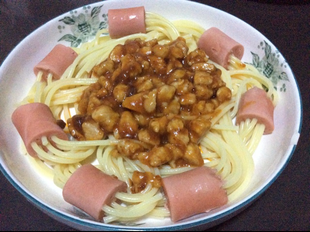 番茄肉酱意大利面