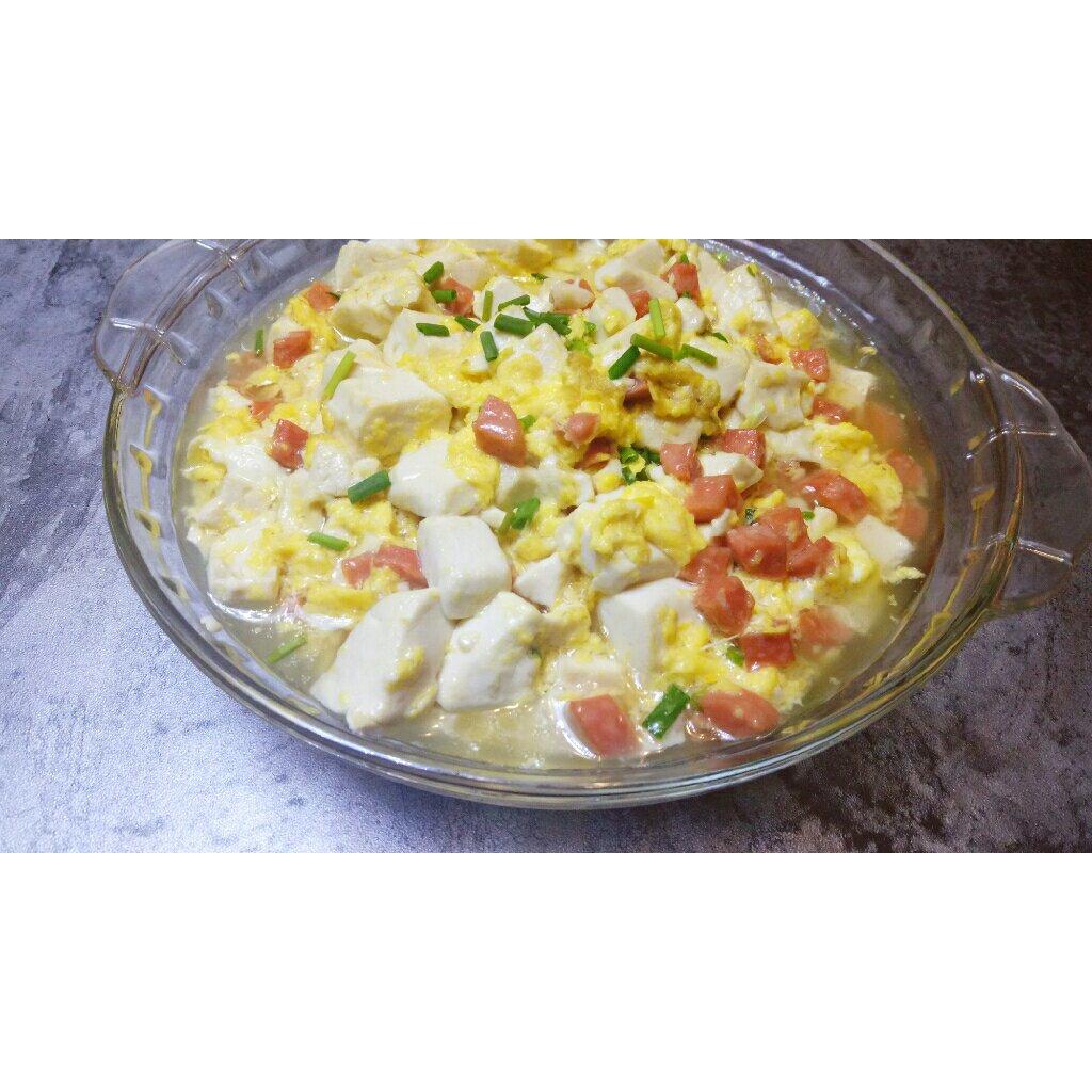蛋包豆腐丁