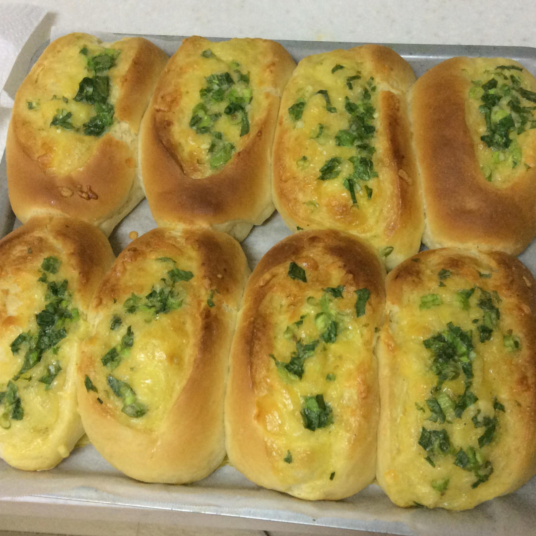 经典台式面包—香葱面包