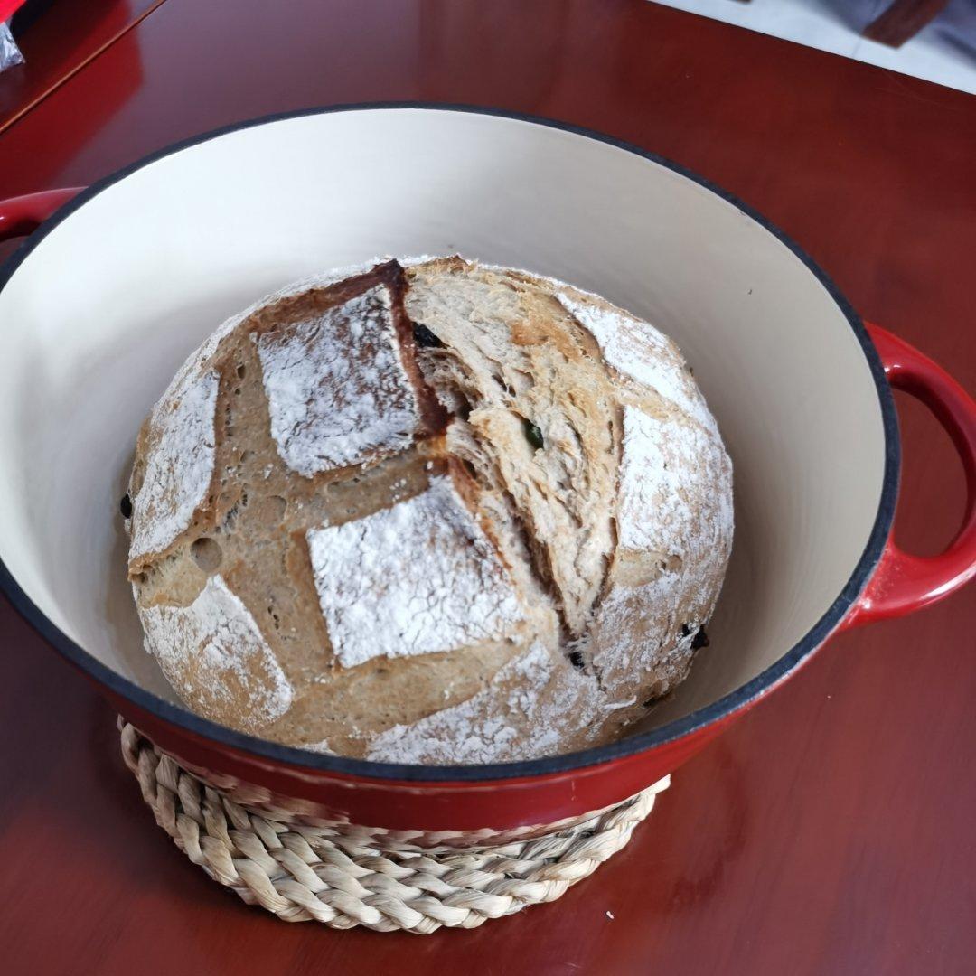 无糖低油/无油全麦欧包：简单易做