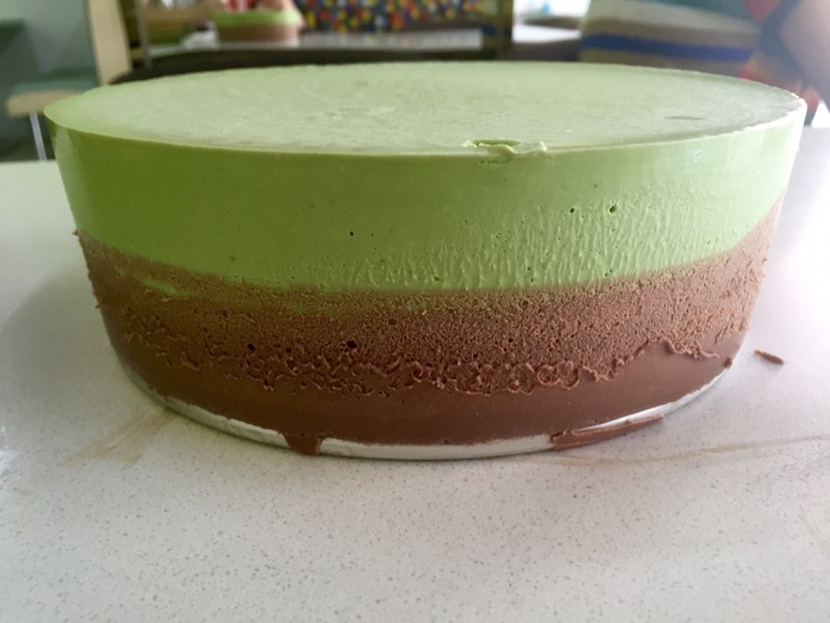 巧克力抹茶慕斯蛋糕