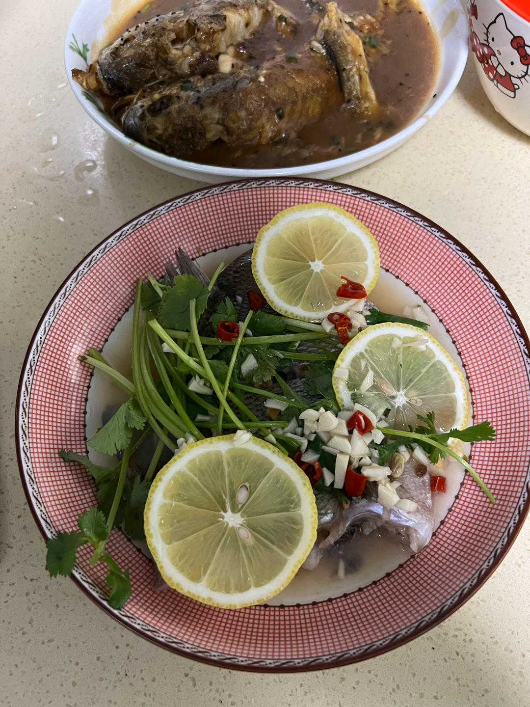 泰式青柠檬蒸鱼