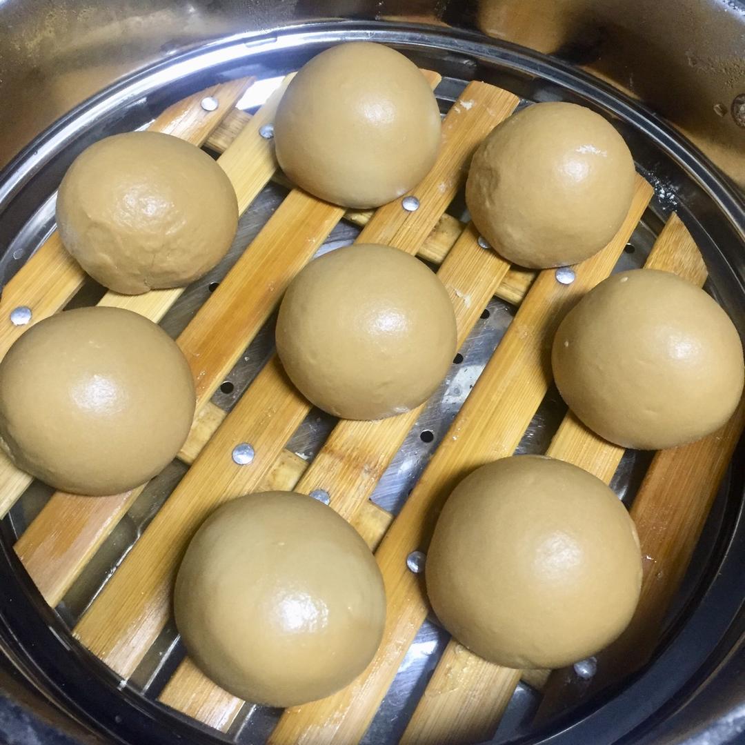 有着面包口感的红糖馒头（一次发酵）