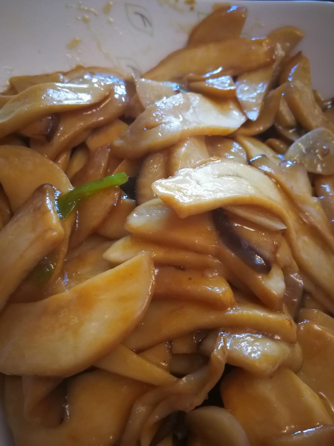 安德列做的素炒杏鲍菇