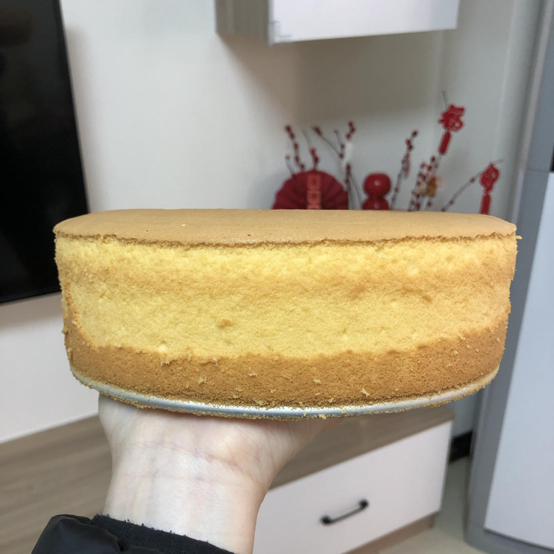 超详细8寸戚风蛋糕教学