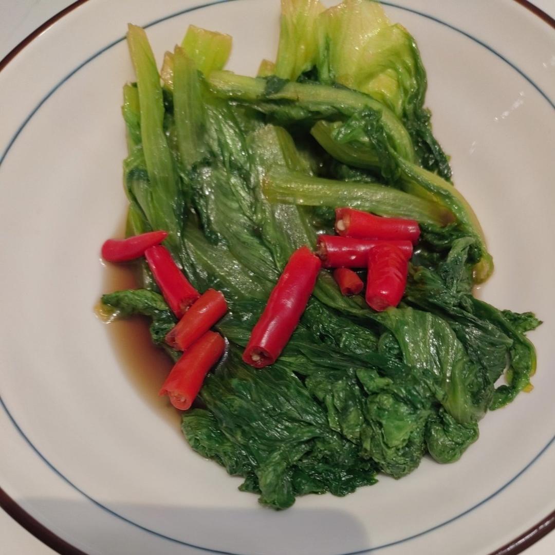 广式白灼生菜(酒店配方)