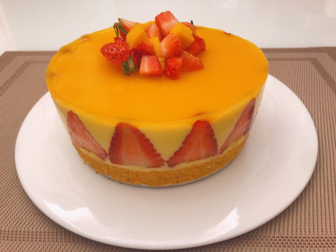 【视频】芒果慕斯（6寸） | 含镜面果胶配方